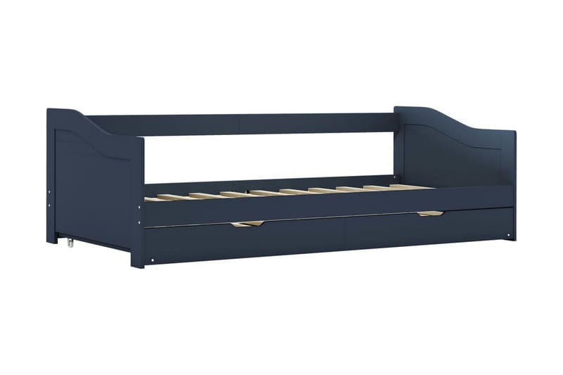 Bäddsoffa ram grå furu 90x200 cm - Grå - Möbler - Vardagsrum - Bäddsoffor - Hörnbäddsoffa