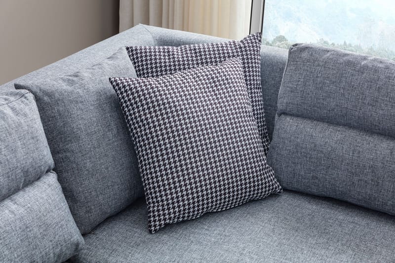 Bervik Hörnsoffa 230x90x150 cm - Grå - Möbler - Vardagsrum - Bäddsoffor - Hörnbäddsoffa