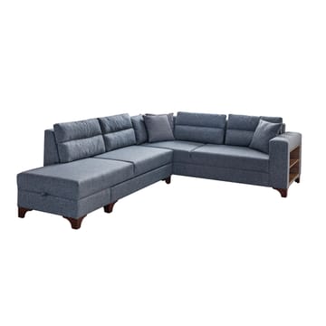 Bervik Hörnsoffa 230x90x150 cm - Grå - Möbler - Vardagsrum - Bäddsoffor - Hörnbäddsoffa