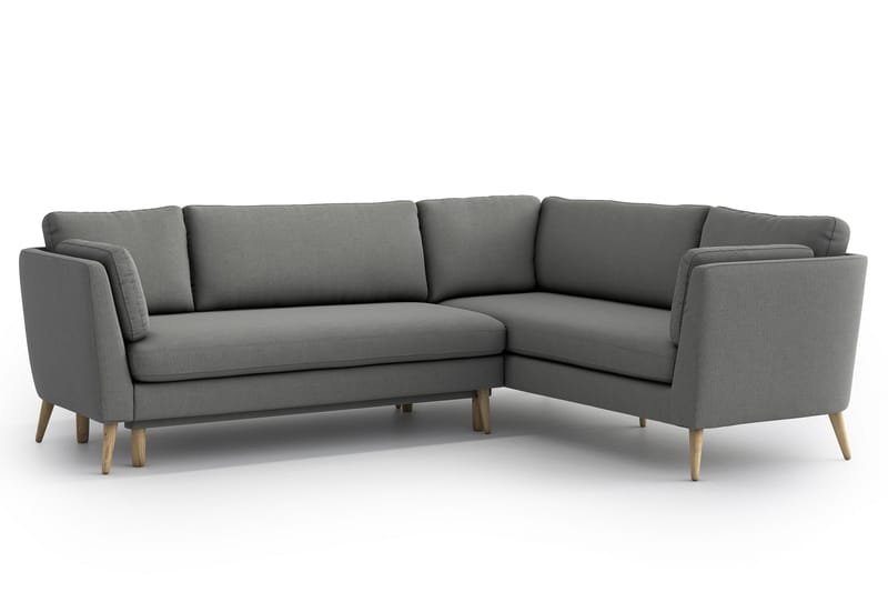 BOBBIE Bäddsoffa med Divan Grå - Möbler - Vardagsrum - Bäddsoffor - Hörnbäddsoffa