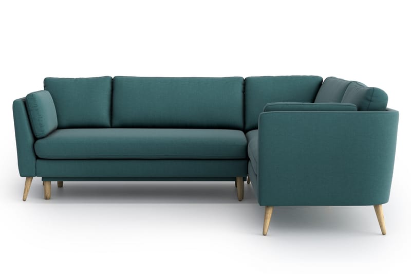 BOBBIE Bäddsoffa med Divan Turkos - Möbler - Vardagsrum - Bäddsoffor - Hörnbäddsoffa