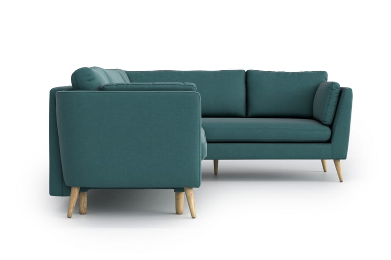 BOBBIE Bäddsoffa med Divan Turkos - Möbler - Vardagsrum - Bäddsoffor - Hörnbäddsoffa