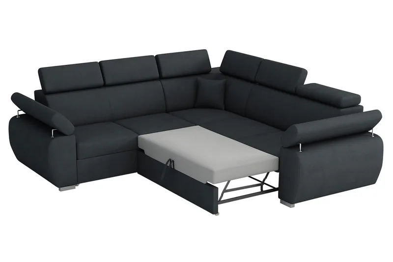 Boston Hörnsoffa - Brun - Möbler - Vardagsrum - Bäddsoffor - Hörnbäddsoffa