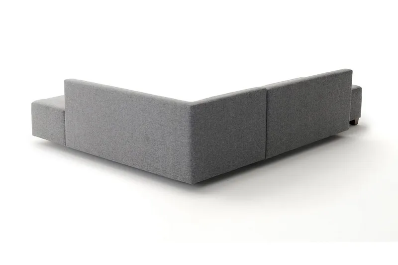 Brunei Hörnbäddsoffa Höger - Grå - Möbler - Vardagsrum - Bäddsoffor - Hörnbäddsoffa