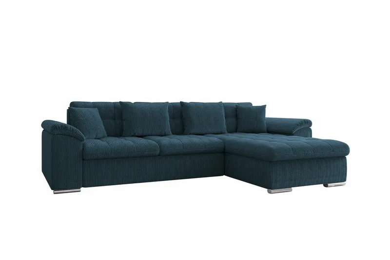 Camior 3-sits Hörnbäddsoffa NO_BRAND Dark blue - Möbler - Vardagsrum - Bäddsoffor - Bäddsoffa divan
