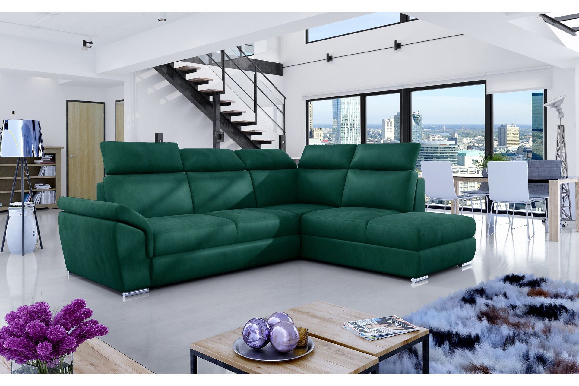 Coroniella H&ouml;rnb&auml;ddsoffa - Gr&ouml;n