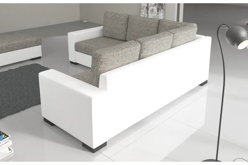 Deltan Hörnbäddsoffa - Grå - Möbler - Vardagsrum - Bäddsoffor - Hörnbäddsoffa