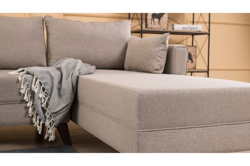 DENMARK Bäddsoffa  Beige - Möbler - Vardagsrum - Bäddsoffor - Hörnbäddsoffa