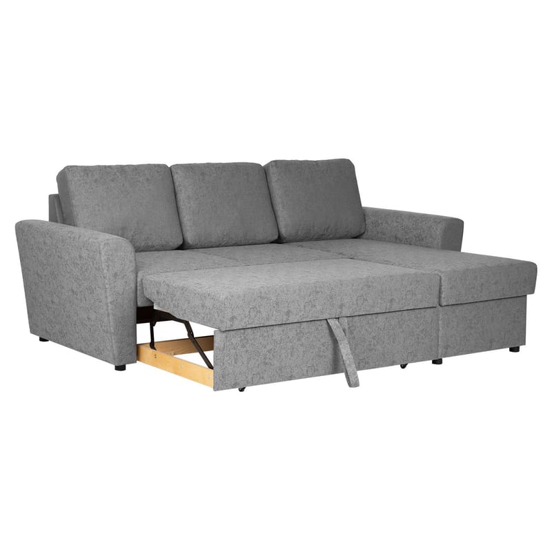 Hörnbäddsoffa Fenor - Grå - Möbler - Vardagsrum - Bäddsoffor - Hörnbäddsoffa