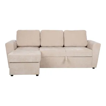 Hörnbäddsoffa Fenor - ljusbeige - Möbler - Vardagsrum - Bäddsoffor
