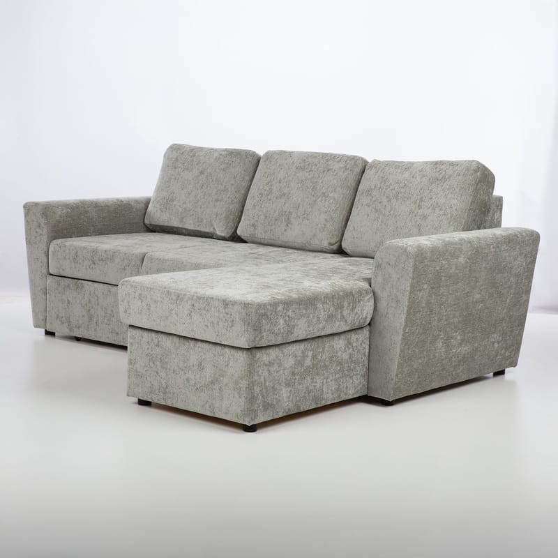 Hörnbäddsoffa Fenor - Ljusgrön - Möbler - Vardagsrum - Bäddsoffor - Hörnbäddsoffa