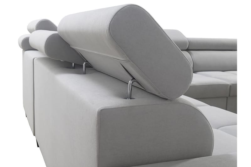 FIORANO 4-sits Hörnbäddsoffa Höger - Brun - Möbler - Vardagsrum - Bäddsoffor - Hörnbäddsoffa