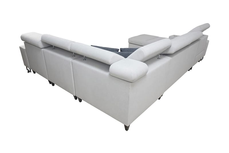 FIORANO 4-sits Hörnbäddsoffa Vänster Ljusgrå - Möbler - Vardagsrum - Bäddsoffor - Hörnbäddsoffa