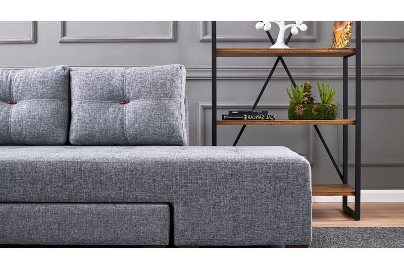IRELAND Bäddsoffa  Grå - Möbler - Vardagsrum - Bäddsoffor - Hörnbäddsoffa