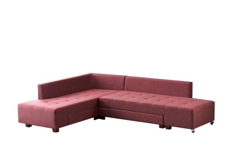 IRELAND Bäddsoffa  Röd - Möbler - Vardagsrum - Bäddsoffor - Hörnbäddsoffa