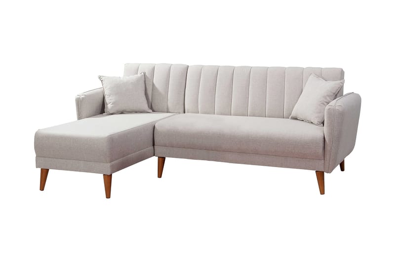 Jenick Hörnbäddsoffa - Beige - Möbler - Vardagsrum - Bäddsoffor - Hörnbäddsoffa