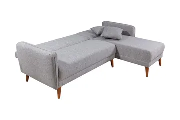 Jenick Hörnbäddsoffa - Grå - Möbler - Vardagsrum - Bäddsoffor - Bäddsoffa divan