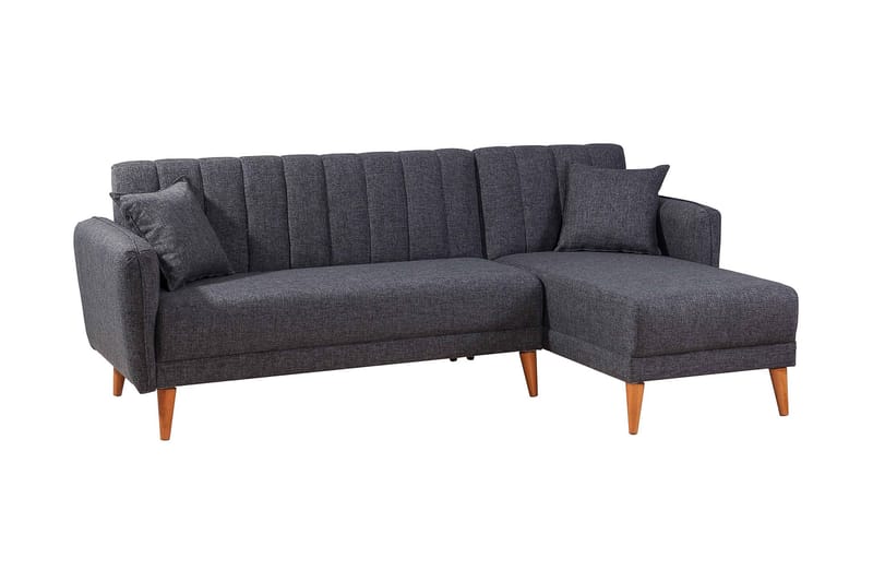 Jenick Hörnbäddsoffa - Mörkgrå - Möbler - Vardagsrum - Bäddsoffor - Hörnbäddsoffa
