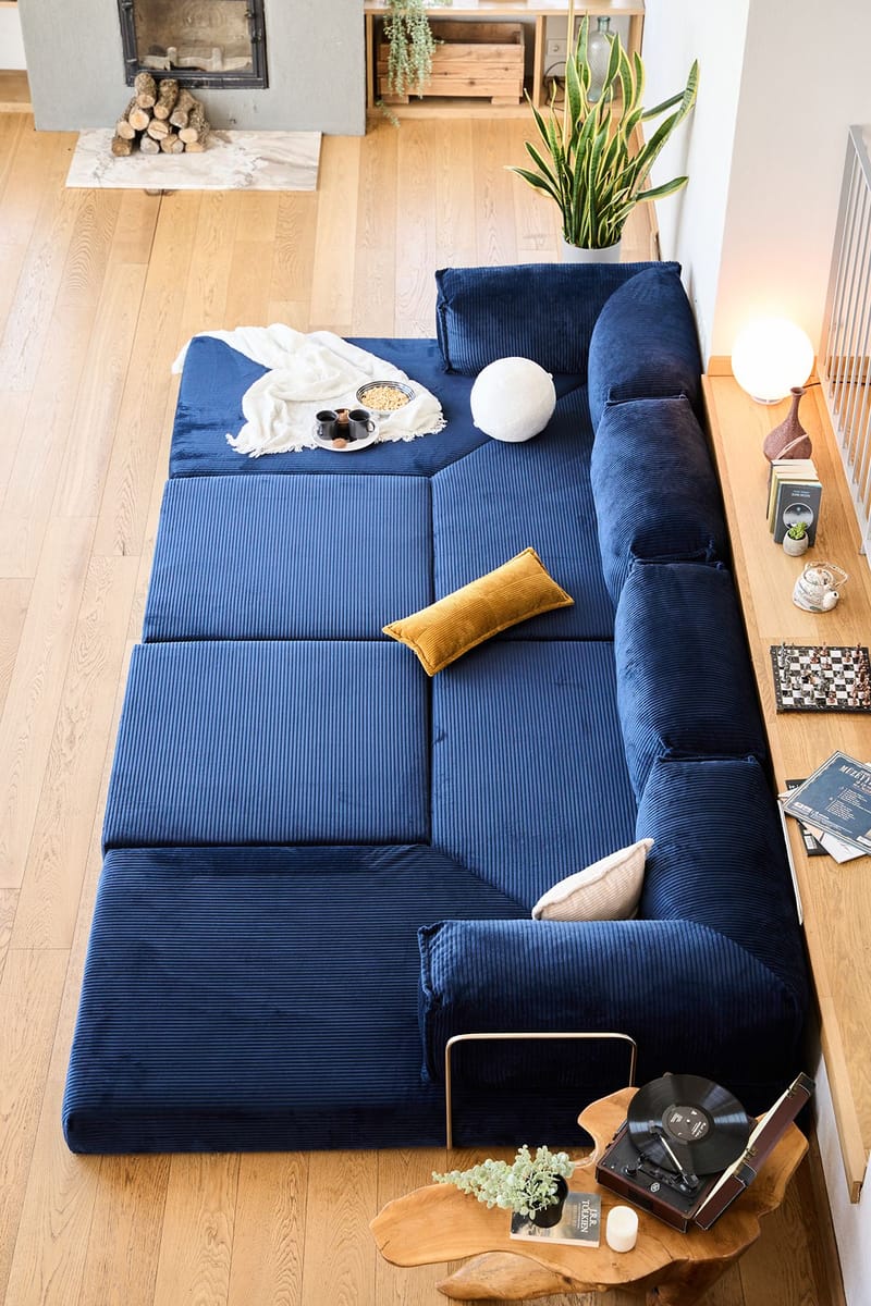 Jenor 4-sits Hörnbäddsoffa - Möbler - Vardagsrum - Bäddsoffor - Hörnbäddsoffa