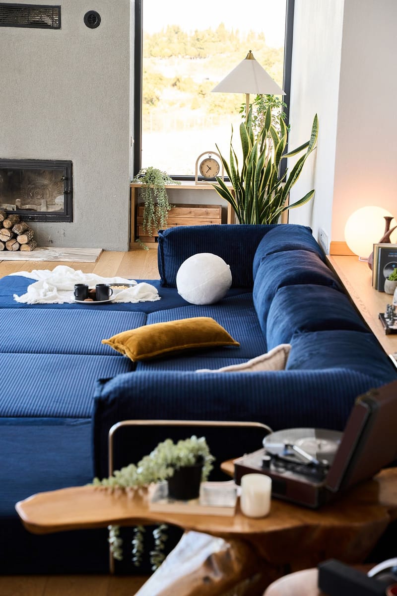 Jenor 4-sits Hörnbäddsoffa - Möbler - Vardagsrum - Bäddsoffor - Hörnbäddsoffa