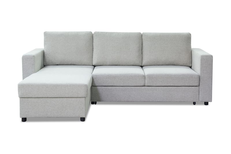 JULES Bäddsoffa 3-sits med Divan Vänster Beige - Möbler - Vardagsrum - Bäddsoffor - Hörnbäddsoffa