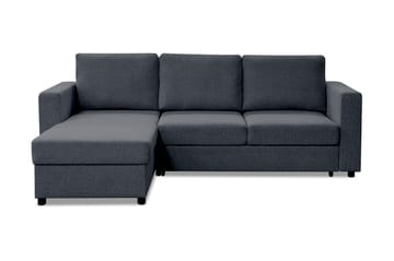 JULES Bäddsoffa 3-sits med Divan Vänster Mellangrå