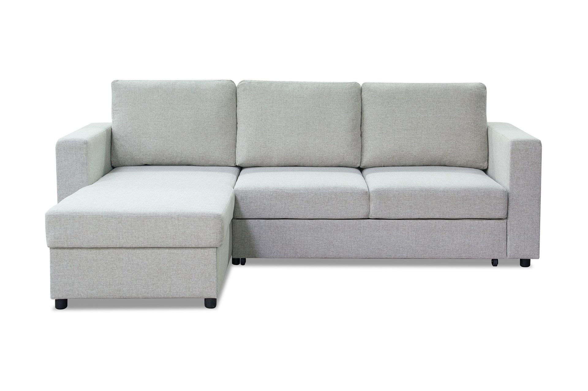 julia bäddsoffa 3-sits med divan vänster - beige