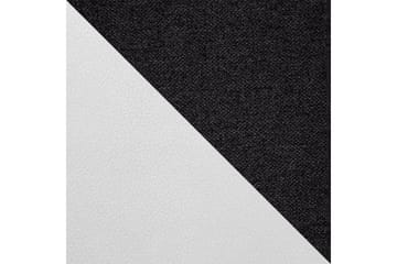 Karkula Höger Hörnbäddsoffa Bäddbar 128x275 cm med Förvaring i Tyg - Vit|Svart - Möbler - Vardagsrum - Bäddsoffor - Hörnbäddsoffa