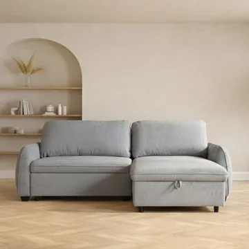 Hörnbäddsoffa Klevor - blågrön - Möbler - Vardagsrum - Bäddsoffor