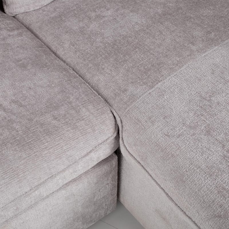 Hörnbäddsoffa Klevor - Ljusgrå - Möbler - Vardagsrum - Bäddsoffor - Hörnbäddsoffa