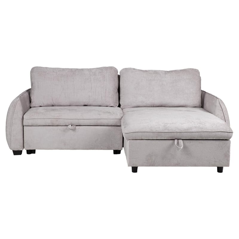 Hörnbäddsoffa Klevor - Ljusgrå - Möbler - Vardagsrum - Bäddsoffor - Hörnbäddsoffa