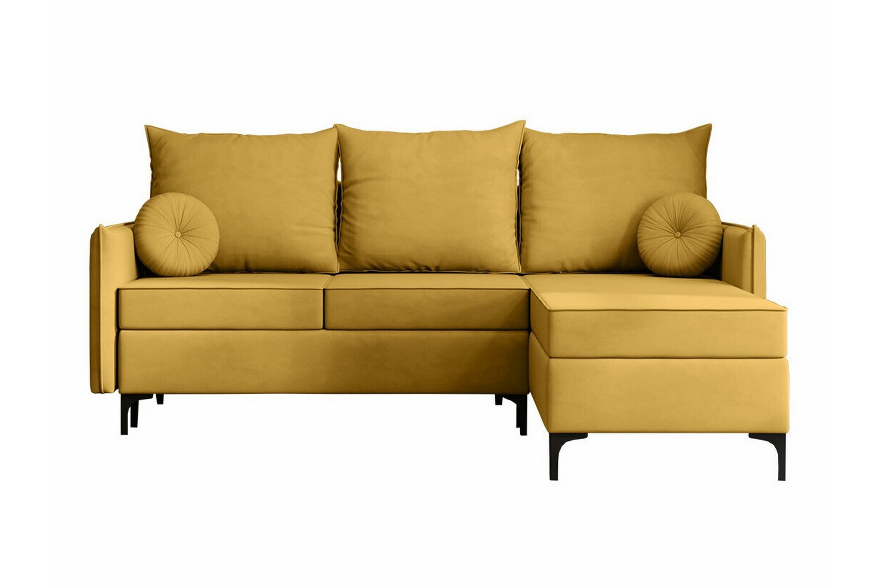 knocklong 3-sits hörnbäddsoffa gul -