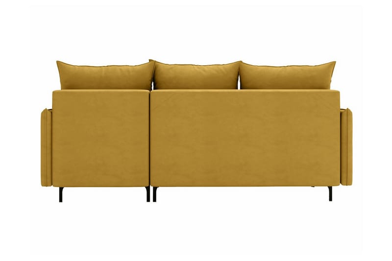 Knocklong 3-sits Hörnbäddsoffa Gul - Möbler - Vardagsrum - Bäddsoffor