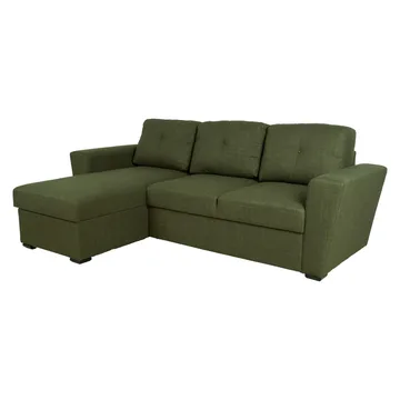 Hörnbäddsoffa Korsvik - Grön - Möbler - Vardagsrum - Bäddsoffor