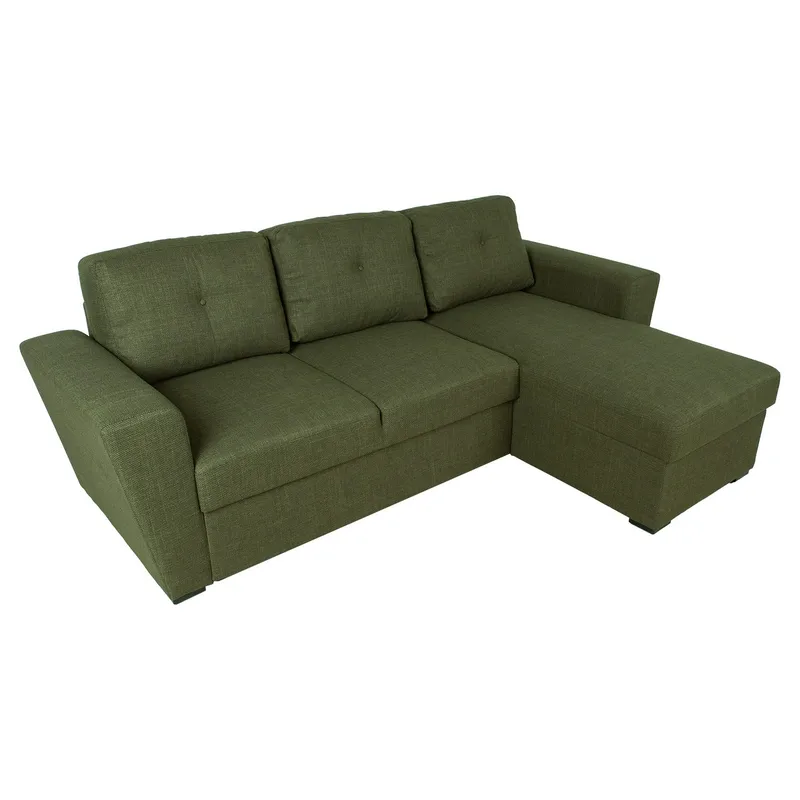 Hörnbäddsoffa Korsvik - Grön - Möbler - Vardagsrum - Bäddsoffor