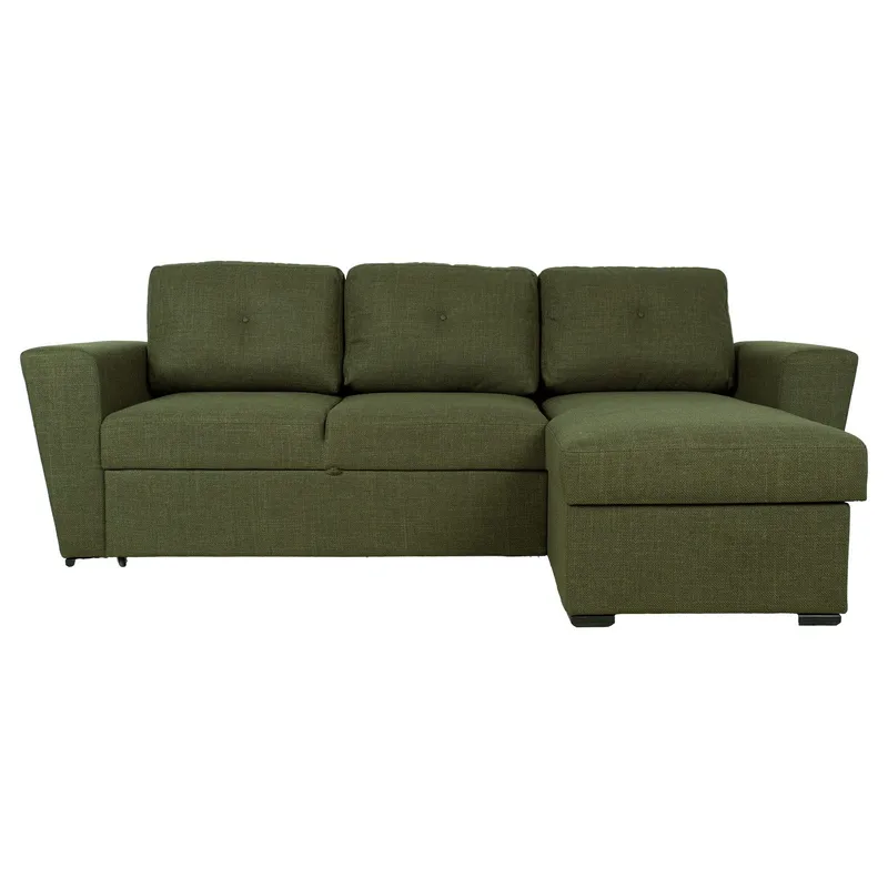 Hörnbäddsoffa Korsvik - Grön - Möbler - Vardagsrum - Bäddsoffor