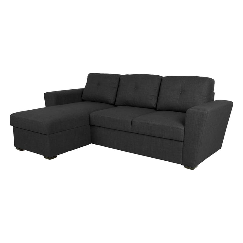 Hörnbäddsoffa Korsvik - Mörkgrå - Möbler - Vardagsrum - Bäddsoffor - Hörnbäddsoffa
