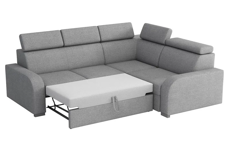 Lavona Bäddhörnsoffa Vändbar - Grå - Möbler - Vardagsrum - Bäddsoffor - Hörnbäddsoffa