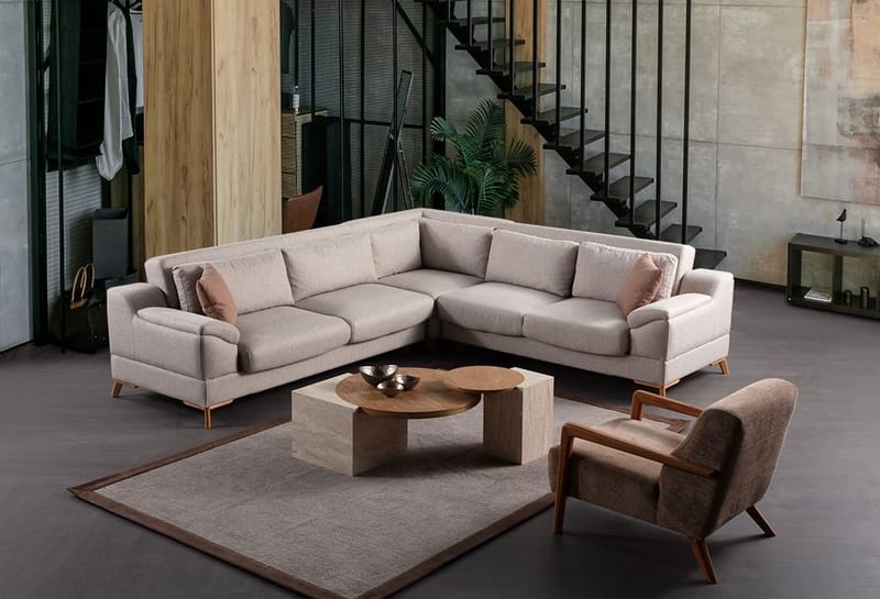 Lepinas 6-sits Hörnsoffa - Möbler - Vardagsrum - Bäddsoffor - Hörnbäddsoffa