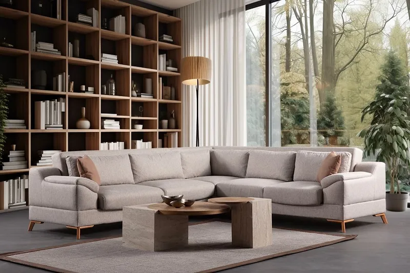 Lepinas 6-sits Hörnsoffa - Möbler - Vardagsrum - Bäddsoffor - Hörnbäddsoffa