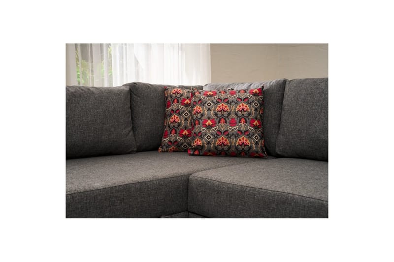 Hörnbäddsoffa Matlerdnburg Vänster Grå - Mörkgrå - Möbler - Vardagsrum - Bäddsoffor - Hörnbäddsoffa