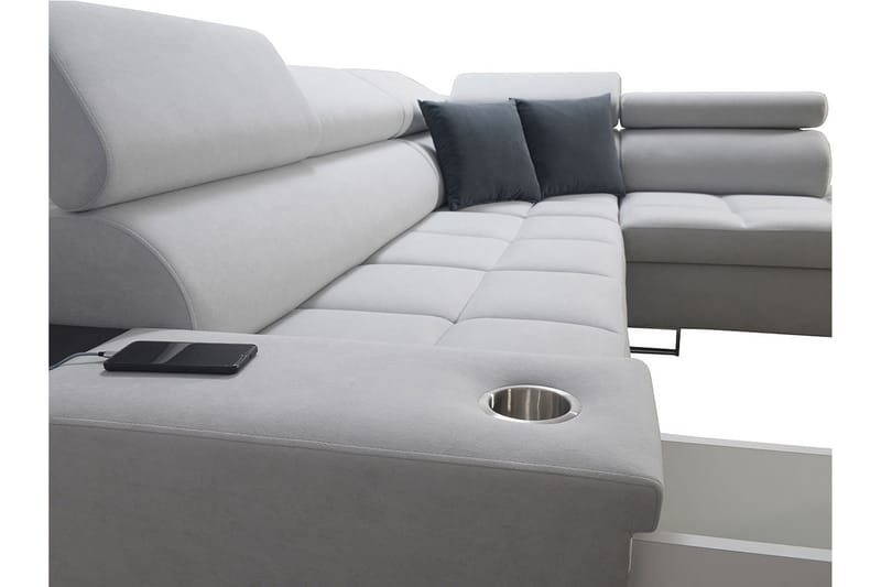 Morenia 3-sits Bäddsoffa Universal - Ljusgrå - Möbler - Vardagsrum - Bäddsoffor - Hörnbäddsoffa