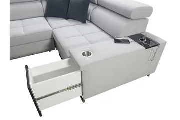 Morenia 3-sits Hörnbäddsoffa Universal - Brun - Möbler - Vardagsrum - Bäddsoffor - Hörnbäddsoffa