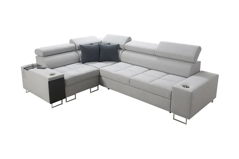 Morenia 3-sits Hörnbäddsoffa Universal - Vit - Möbler - Vardagsrum - Bäddsoffor - Hörnbäddsoffa