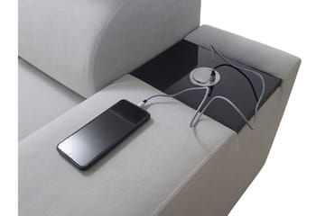 Morenia 3-sits Hörnbäddsoffa Universal - Vit - Möbler - Vardagsrum - Bäddsoffor - Hörnbäddsoffa