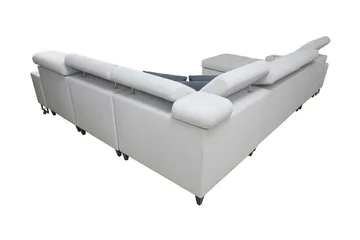 Morenia 4-sits Bäddsoffa Vänster - Vit - Möbler - Vardagsrum - Bäddsoffor - Hörnbäddsoffa