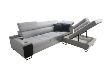 Morenia 4-sits Hörnbäddsoffa Höger - Vit - Möbler - Vardagsrum - Bäddsoffor