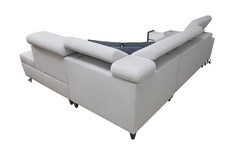 Morenia 4-sits Hörnbäddsoffa Höger - Vit - Möbler - Vardagsrum - Bäddsoffor - Hörnbäddsoffa