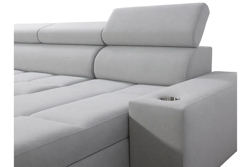 Morenia 4-sits Hörnbäddsoffa Vänster - Vit - Möbler - Vardagsrum - Bäddsoffor - Hörnbäddsoffa