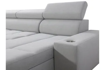 Morenia 4-sits Hörnbäddsoffa Vänster - Vit - Möbler - Vardagsrum - Bäddsoffor - Hörnbäddsoffa